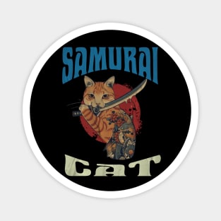 Catana Samurai Cat Magnet